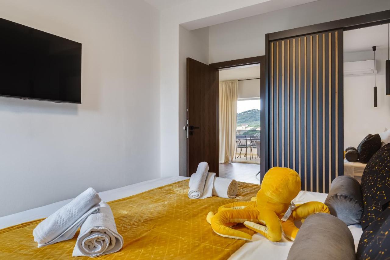 Teona Luxury Apartment With 2 Rooms And Terrace Sea View Sali Kültér fotó